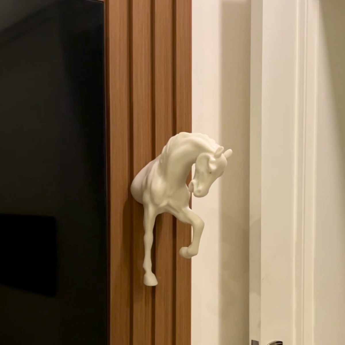 White Wall Horse