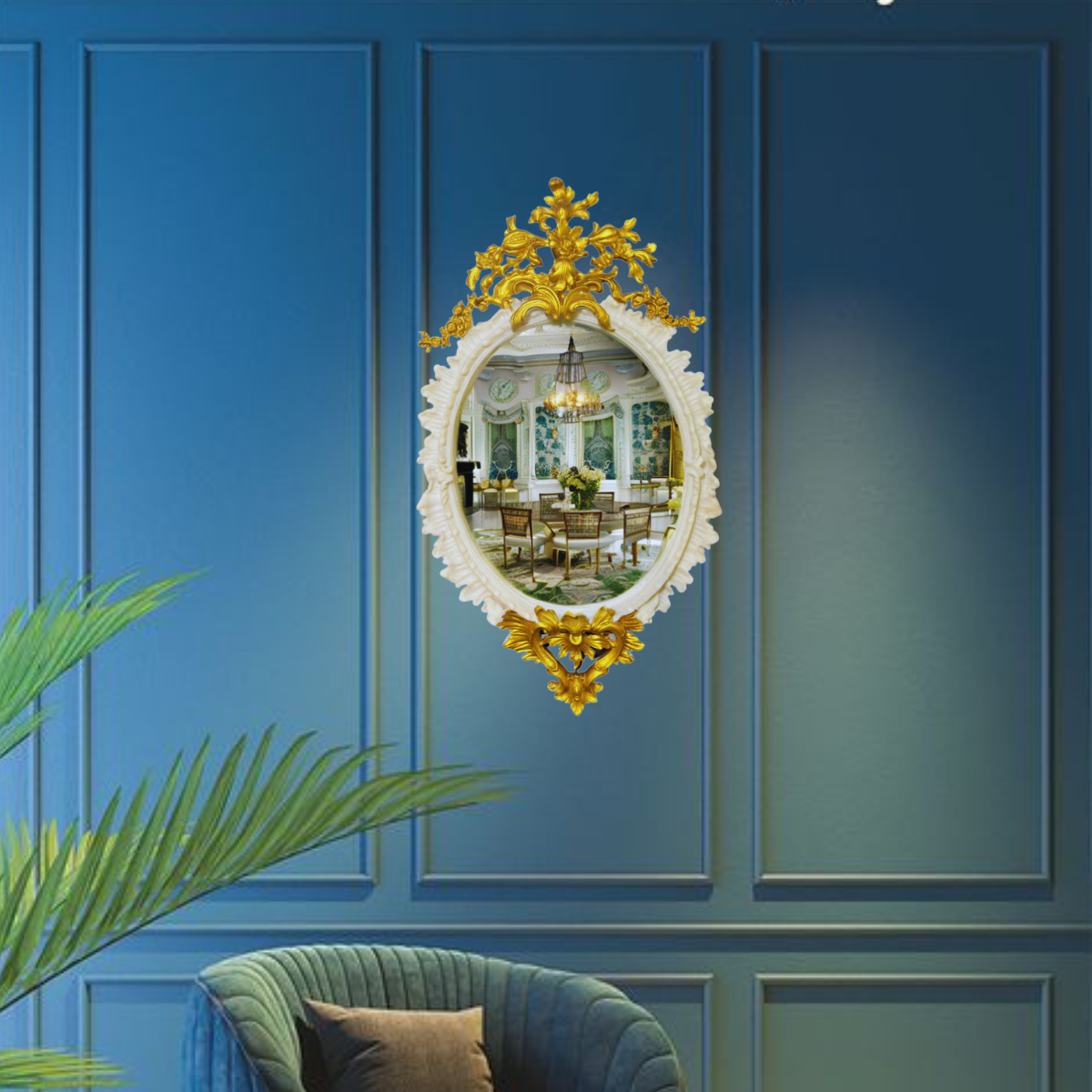 Distressed Art Mirror