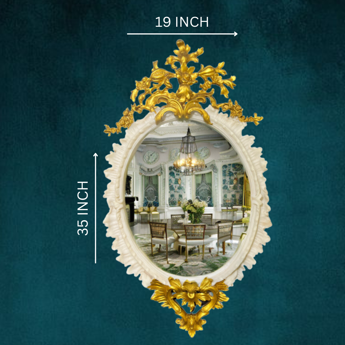 Distressed Art Mirror