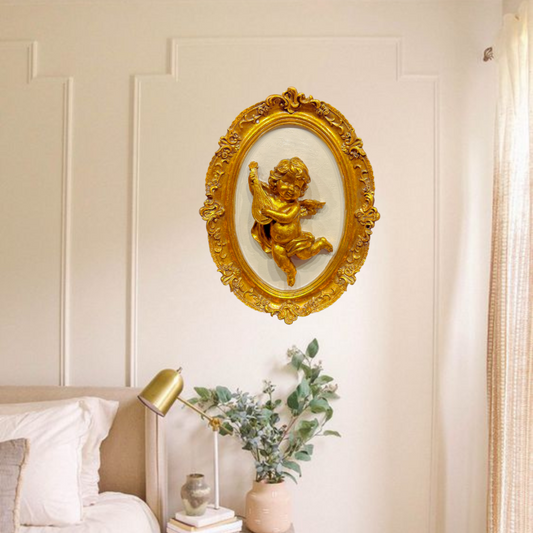 Antique Cupid Wall Plate